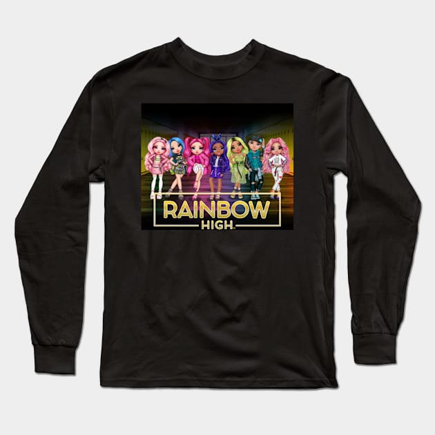 Rainbow High Long Sleeve T-Shirt by Qurax